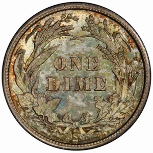 image for: 10C 1895-S PCGS MS66 CAC EX SIMPSON