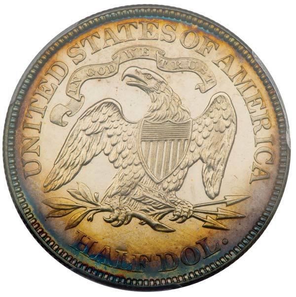 image for: 50C 1874 ARROWS PCGS PR64CAM CAC