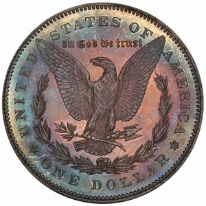 image for: $1 1878 7TF REVERSE OF 1878 PCGS PR65 CAC