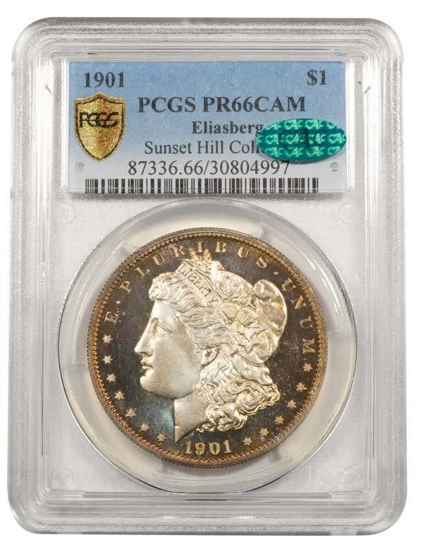 image for: $1 1901 PCGS PR66CAM CAC EX ELIASBERG
