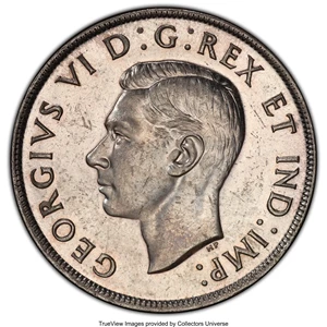 image for: George VI Dollar 1945 MS63 PCGS