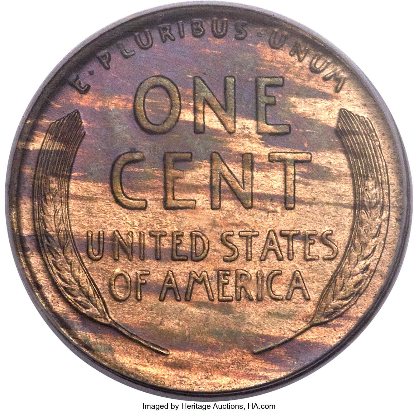 1914-D 1c MS RB MS62 RB CAC thumbnail 3