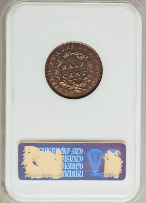 image for: 1831 1/2 C Reverse of 1836 PR66 Red NGC. Breen-2, High R.5....