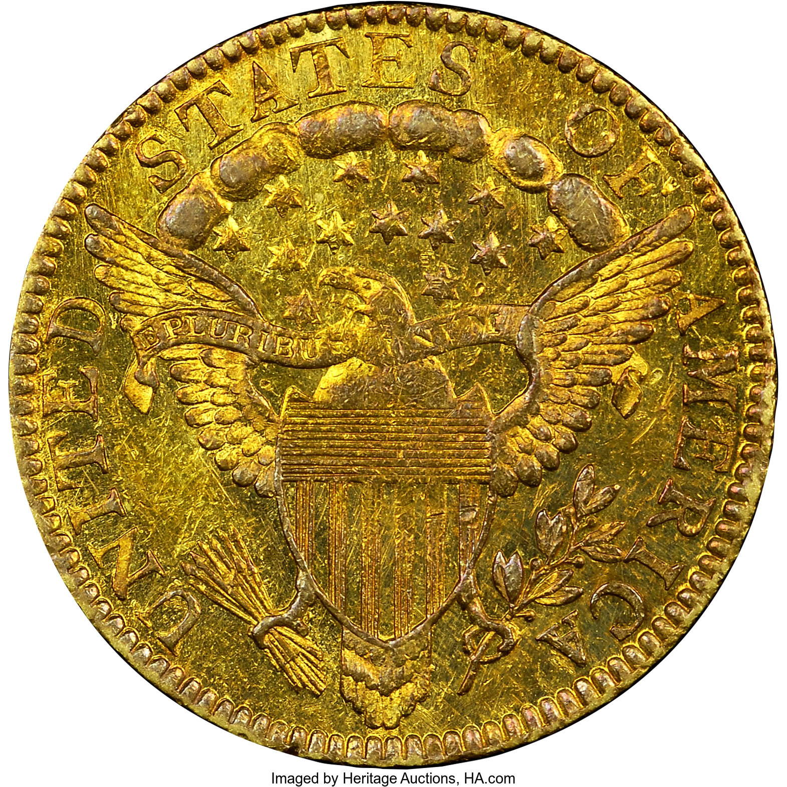 image for: 1798 $2 1/2 Five Berries AU58+  ★  NGC. CAC. BD-2, R.5....