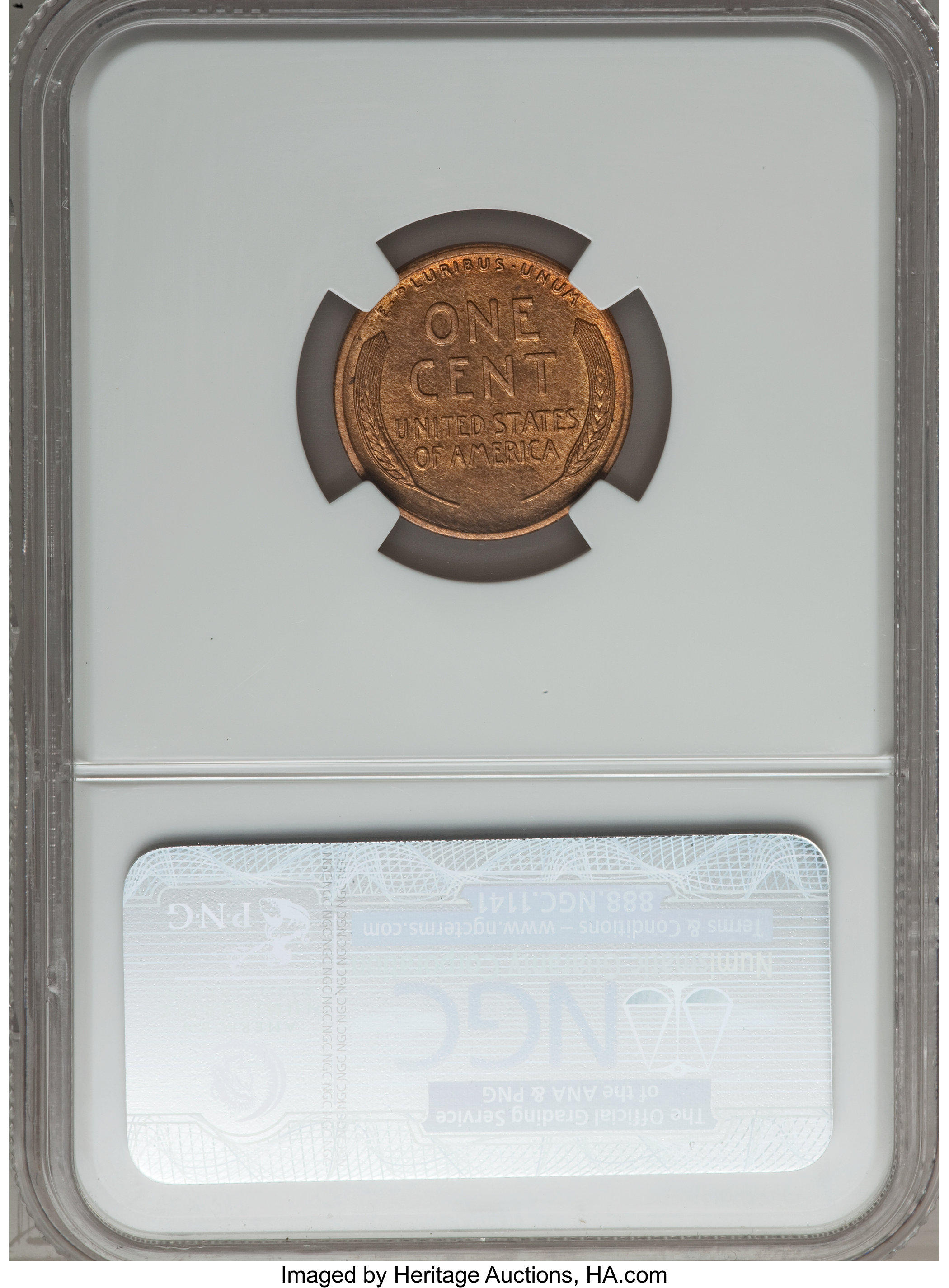 1910-S 1c MS RB MS61 RB CAC thumbnail 9