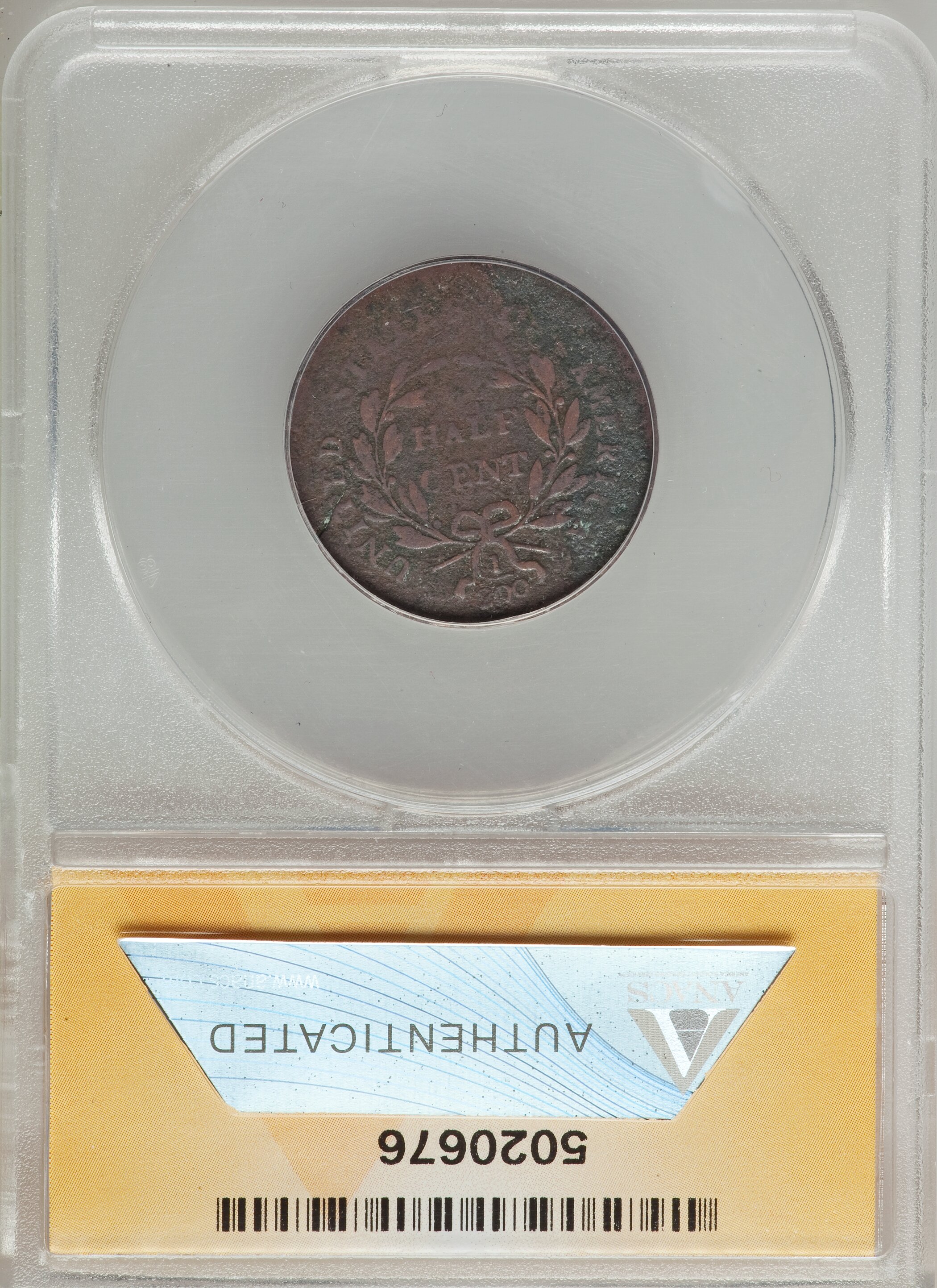 1795 1/2c No Pole, Plain Edge MS BN G4 BN thumbnail 7