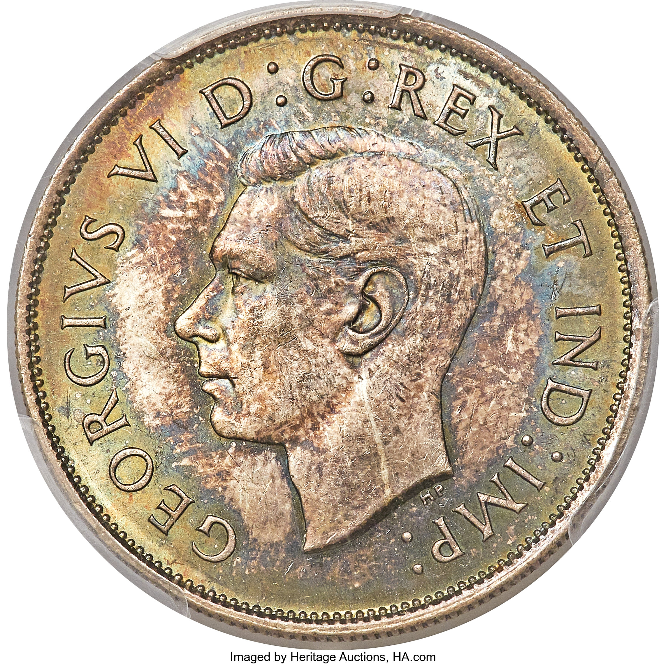 image for: George VI 50 Cents 1938 MS65 PCGS