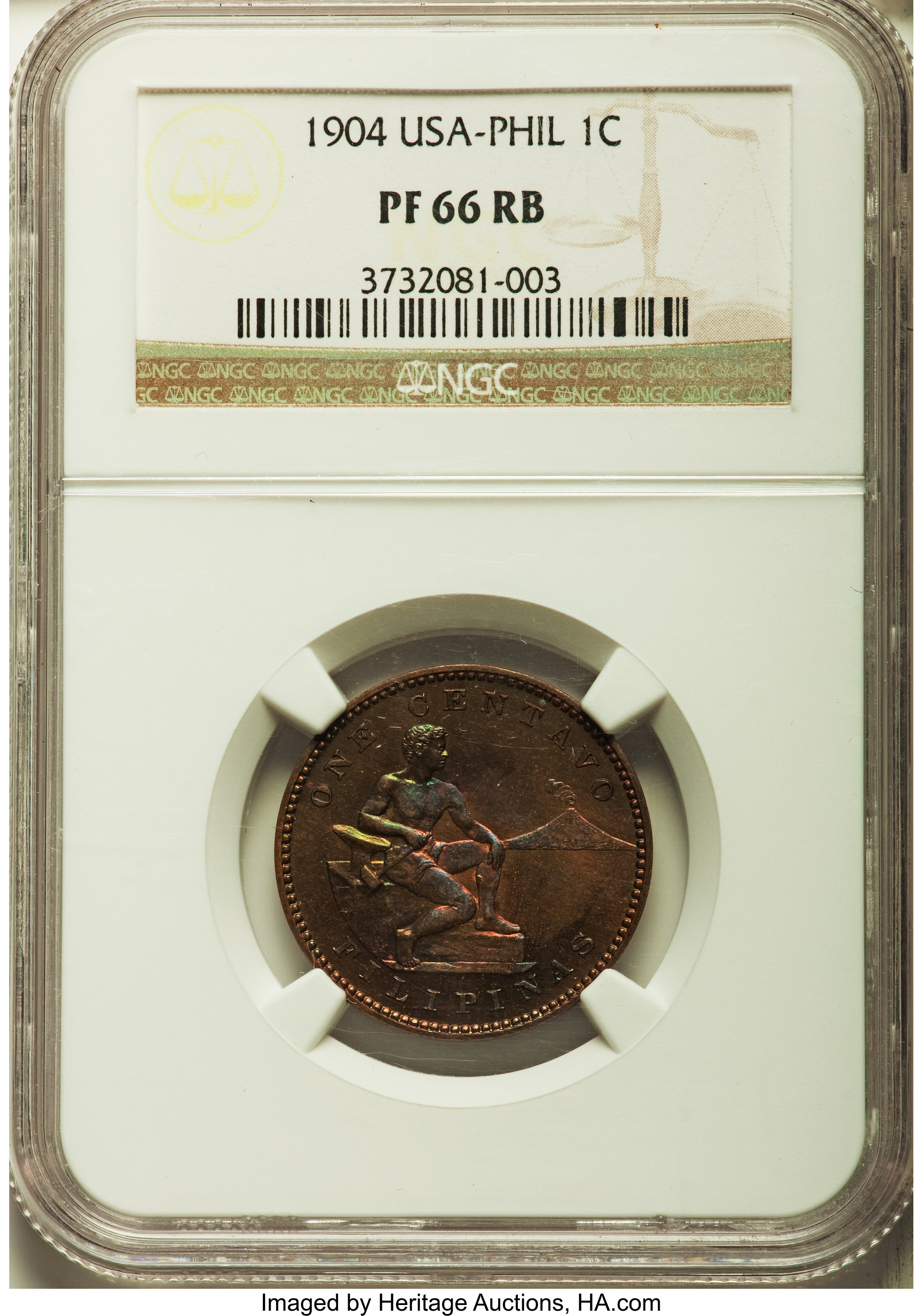 image for: 1904 1C     PR66 Red and Brown NGC. NGC Census: (0/0). PCGS Population (2/0).  ...