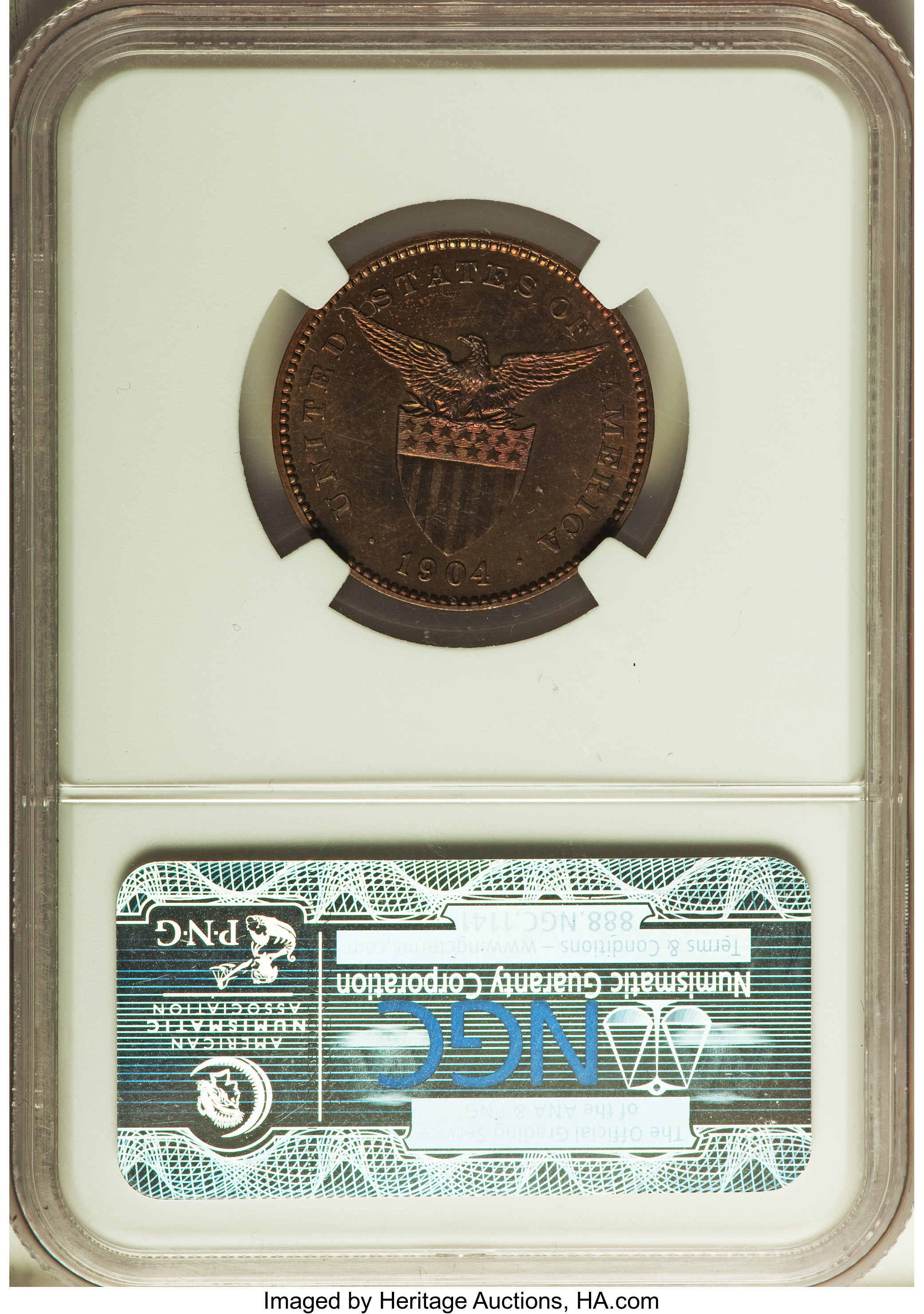 image for: 1904 1C     PR66 Red and Brown NGC. NGC Census: (0/0). PCGS Population (2/0).  ...