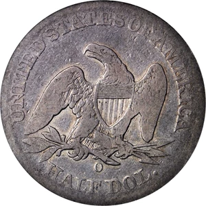 image for: 1853-O Liberty Seated Half Dollar. No Arrows. WB-NC-1, the only known dies. Rarity-7+. Good-6 (PCGS). CAC. OGH.