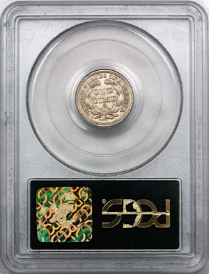 image for: 1853-O Liberty Seated Dime. Arrows. Fortin-106. Rarity-4. MS-64 (PCGS). OGH.