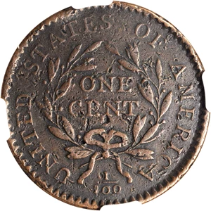 image for: 1794 Liberty Cap Cent. S-38. Rarity-5. Head of 1794. VF Details--Damaged (NGC).