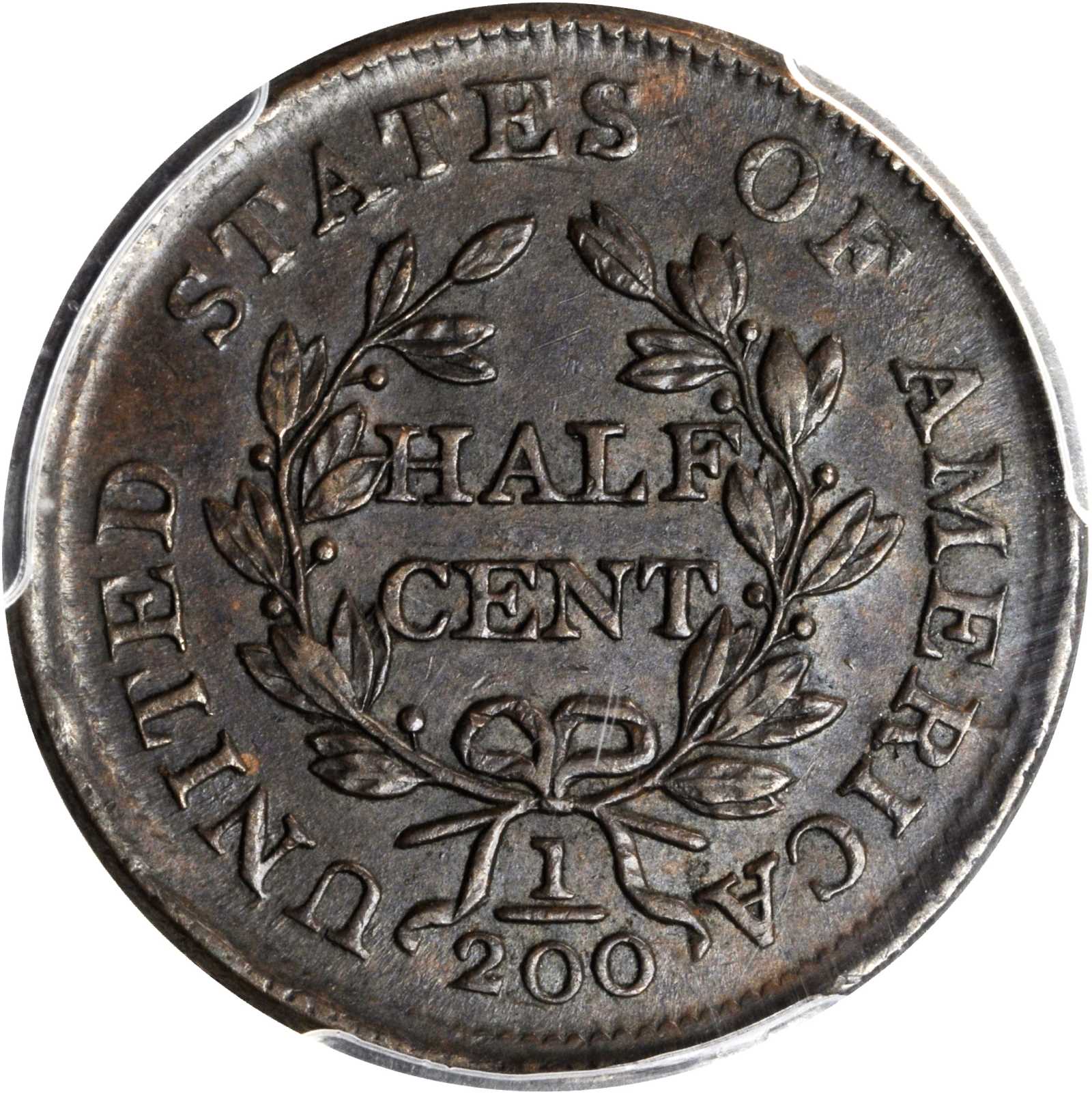 1804 1/2c Spiked Chin, C-8 MS BN XF45 BN thumbnail 17