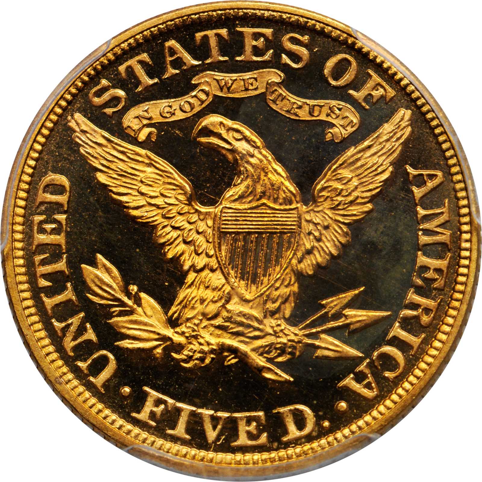 image for: 1897 Liberty Half Eagle. Proof-64 Cameo (PCGS).