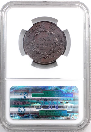 image for: 1810 Classic Head Cent. S-284. Rarity-3. MS-62 BN (NGC).