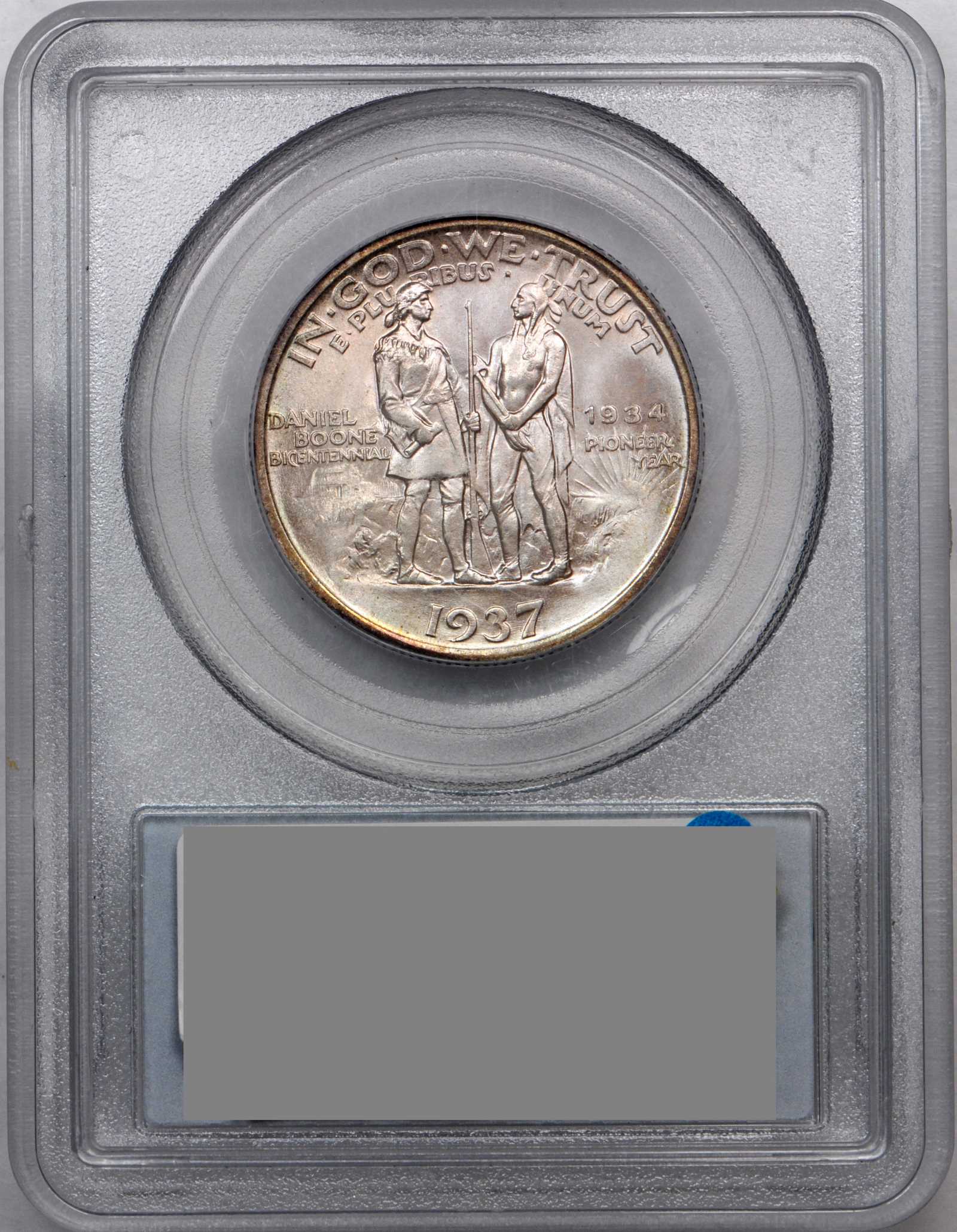 1937 50c Boone MS68 CAC thumbnail 3