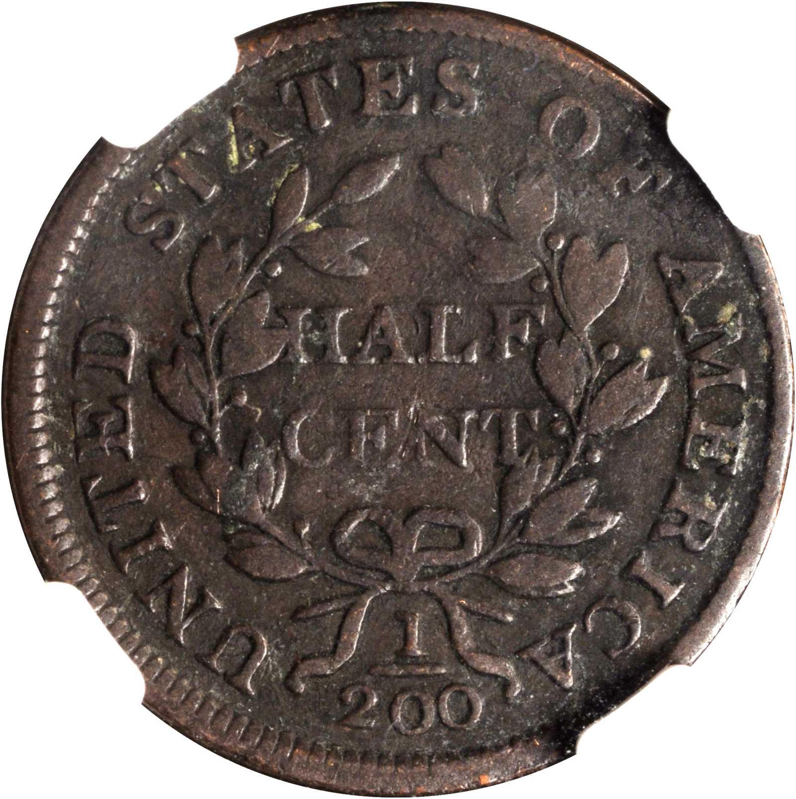 1803 1/2c C-3 MS BN VG10 BN thumbnail 2