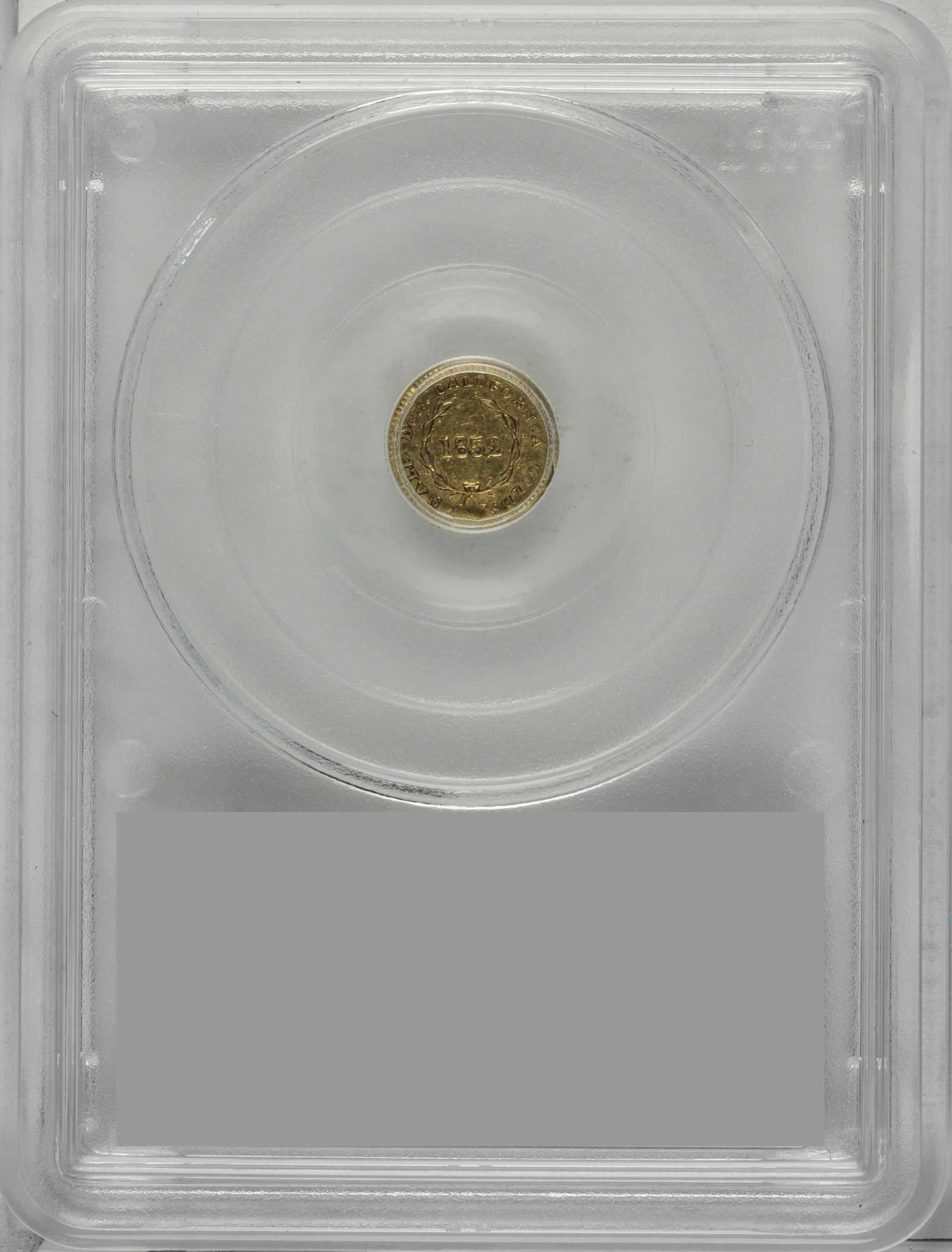 image for: 1852 Round 50 Cents. BG-427. Rarity-6-. Liberty Head. AU Details--Graffiti (PCGS).