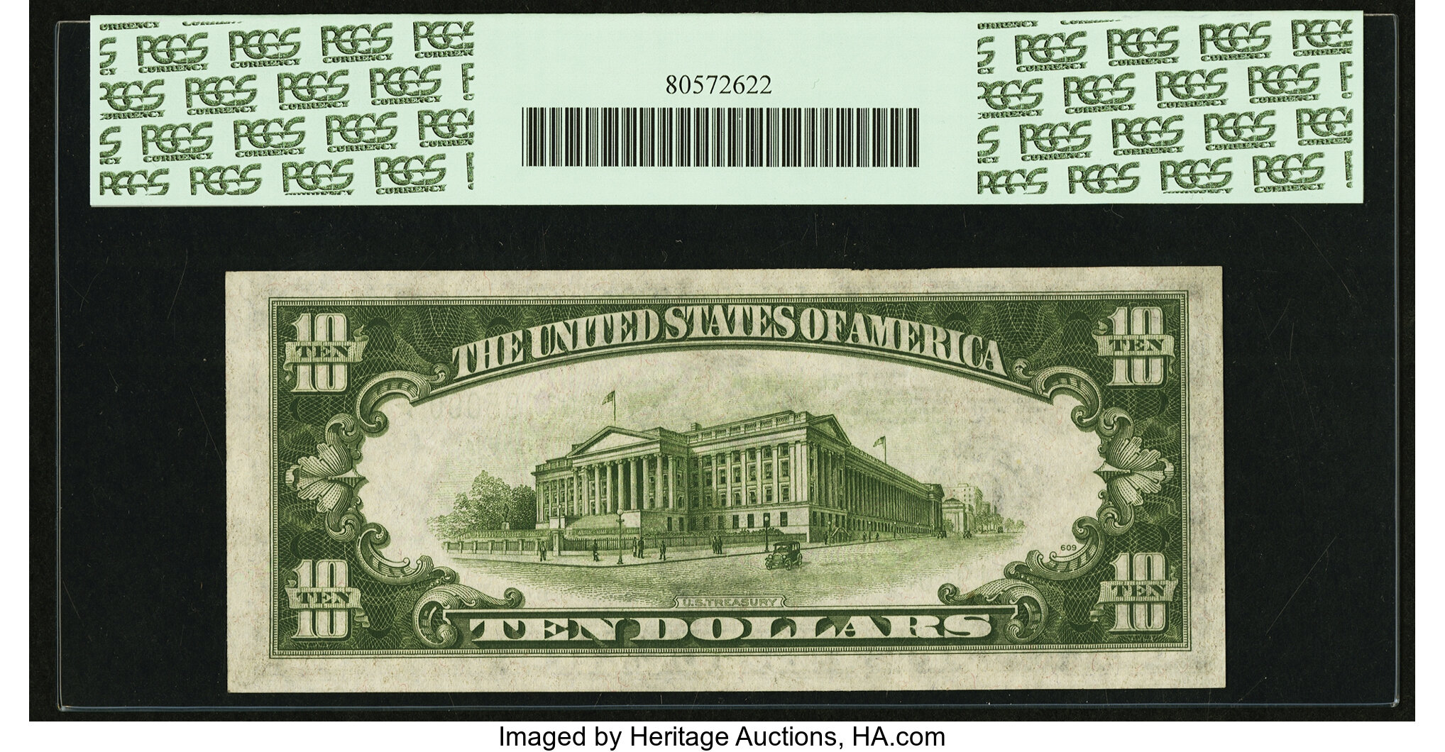 image for: Fr. 2006-C* $10 1934A Federal Reserve Star Note. PCGS About New 50....