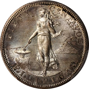 image for: 1906 Fifty Centavos. Proof-67 (PCGS).