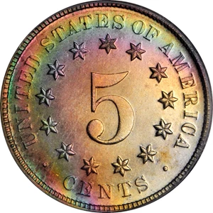 image for: 1879/8 Shield Nickel. Proof-69 (PCGS). OGH.