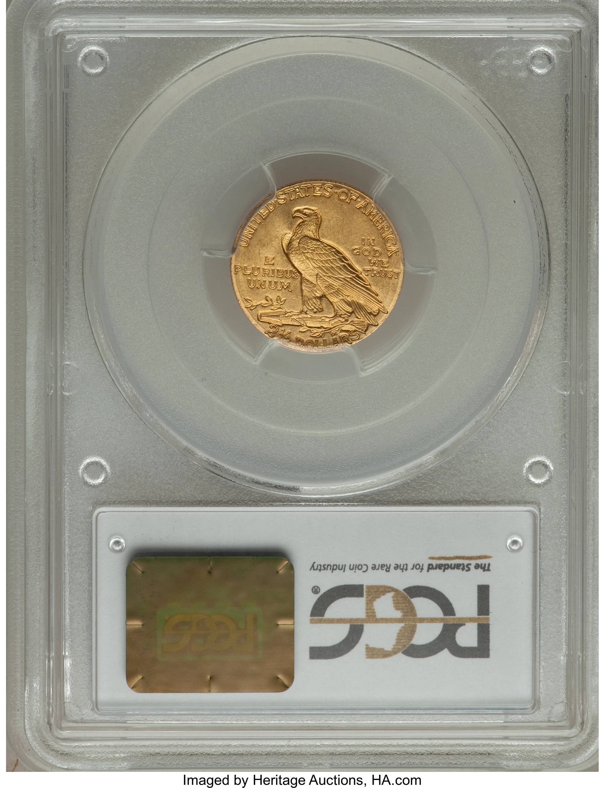 At Auction: 1910 2 1/2 Dollar Gold Indian Coin