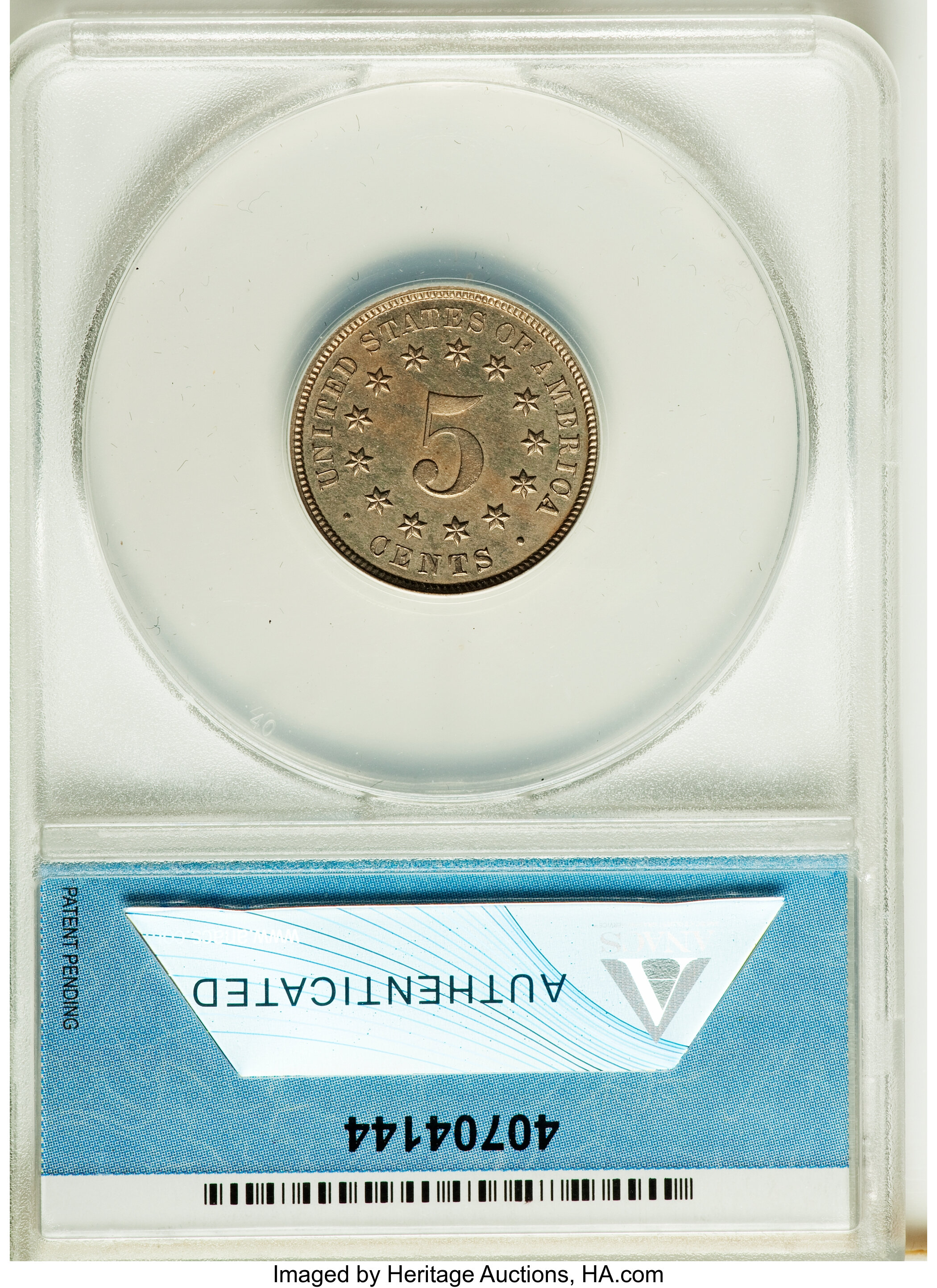 1882 5c PR61 thumbnail 4