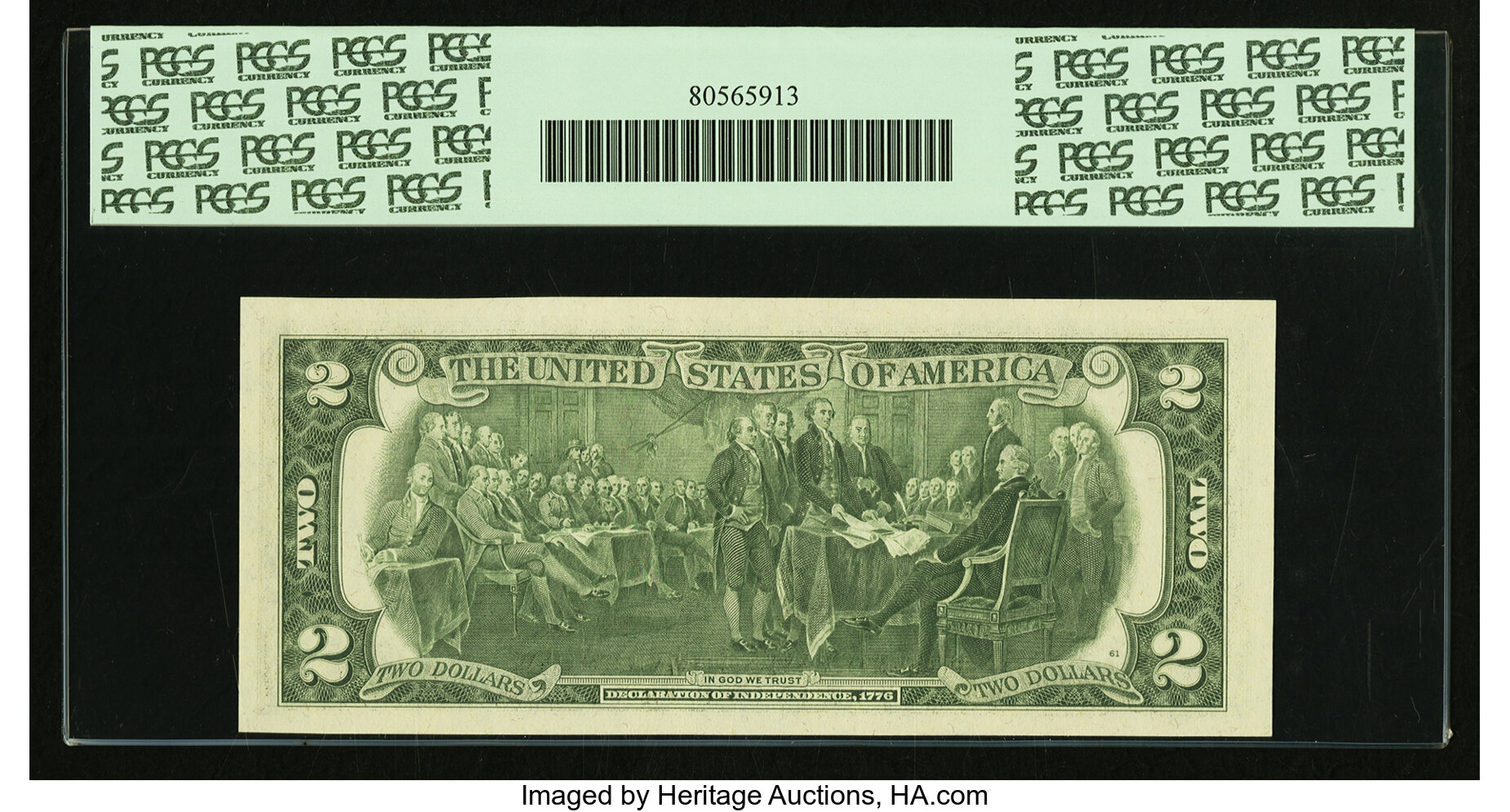 image for: Fr. 1935-F* $2 1976 Federal Reserve Star Note. PCGS Gem New 65PPQ....