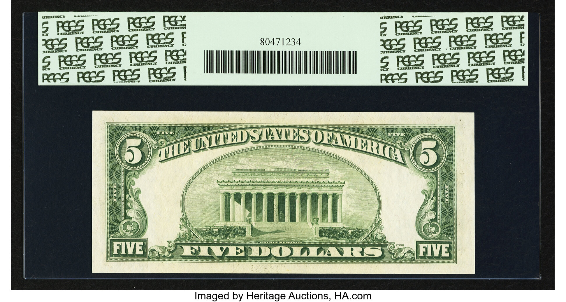 image for: Fr. 1962-B* $5 1950A Federal Reserve Star Note. PCGS Gem New 65PPQ....