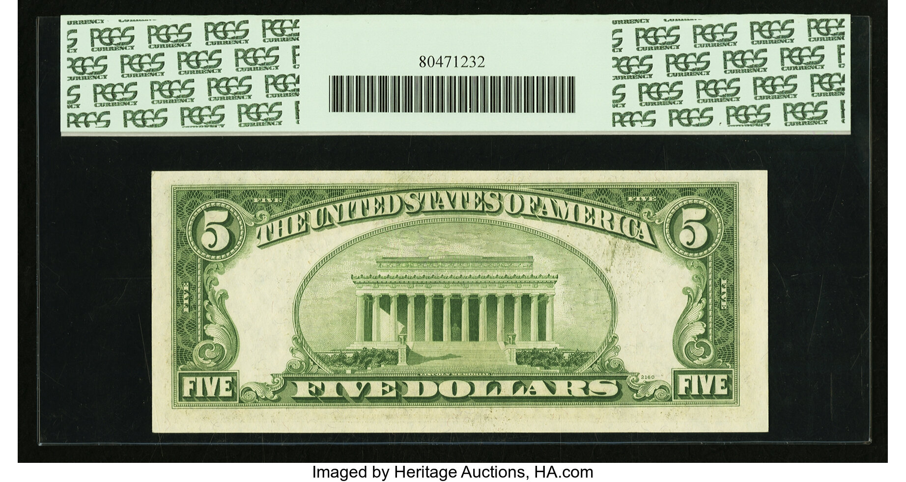 image for: Fr. 1962-B* $5 1950A Federal Reserve Star Note. PCGS Gem New 65PPQ....