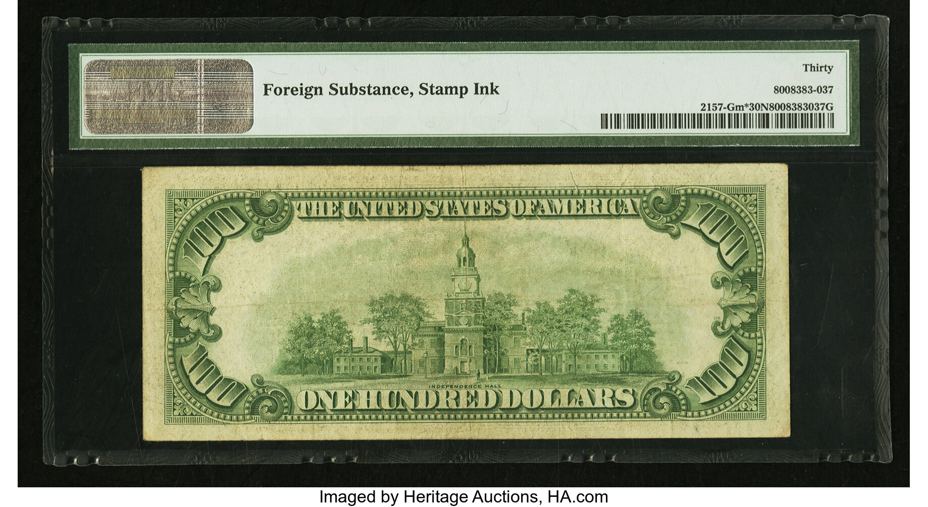 image for: Fr. 2157-G* $100 1950 Federal Reserve Note. PMG Very Fine 30 Net....