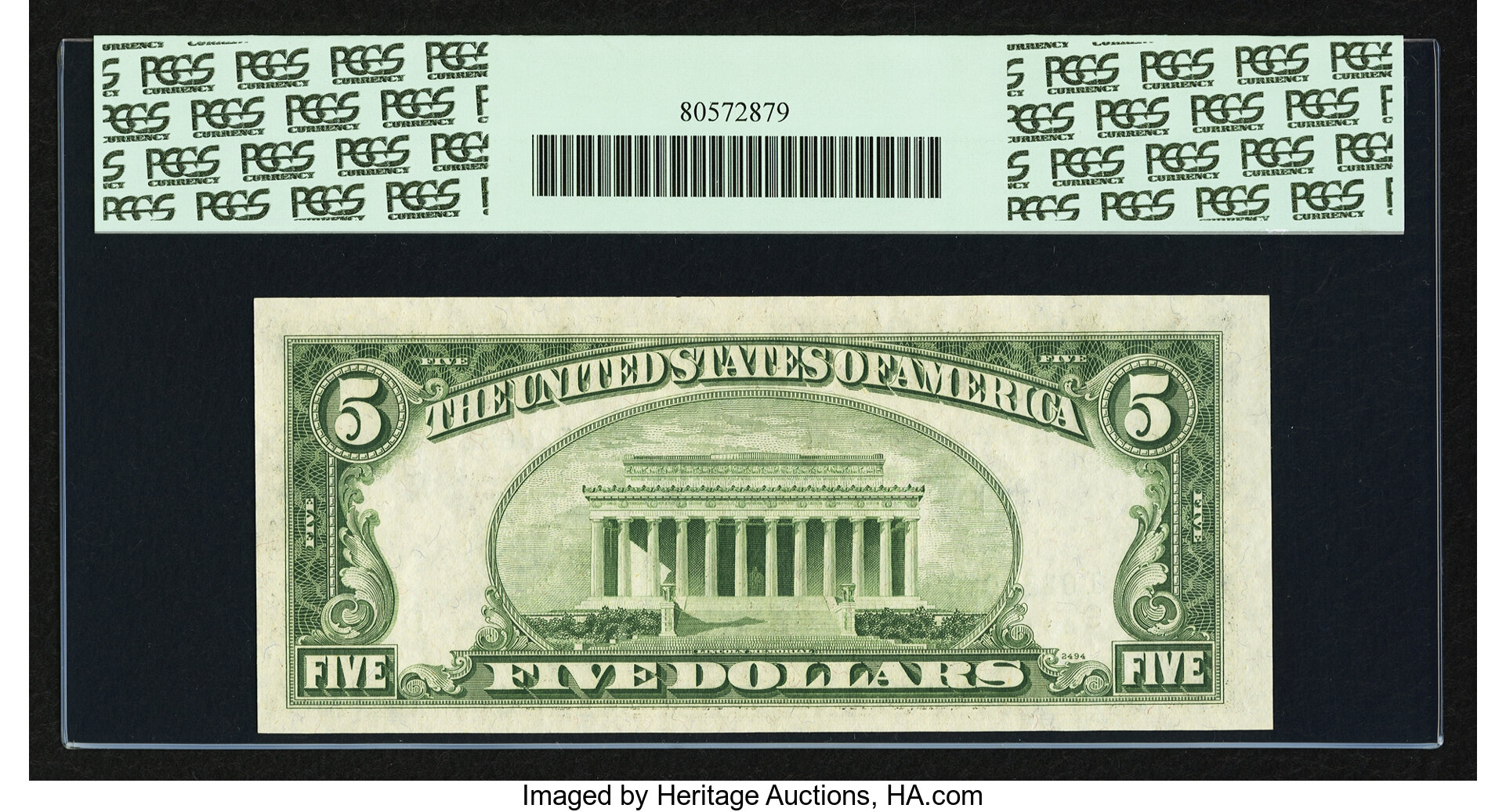 image for: Fr. 1964-I* $5 1950C Federal Reserve Star Note. PCGS Choice New 63PPQ....