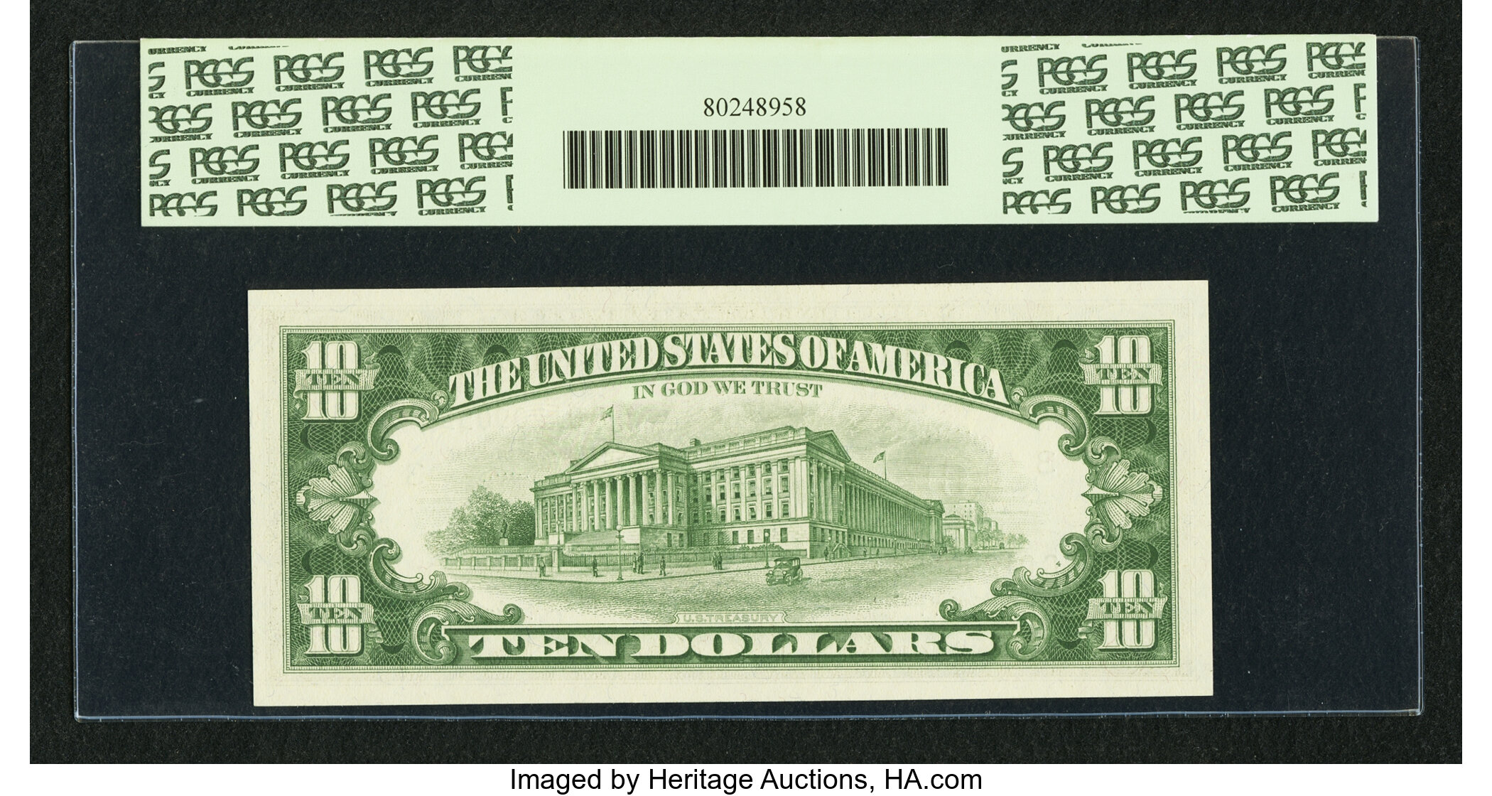 image for: Fr. 2016-C* $10 1963 Federal Reserve Star Note. PCGS Gem New 65PPQ....