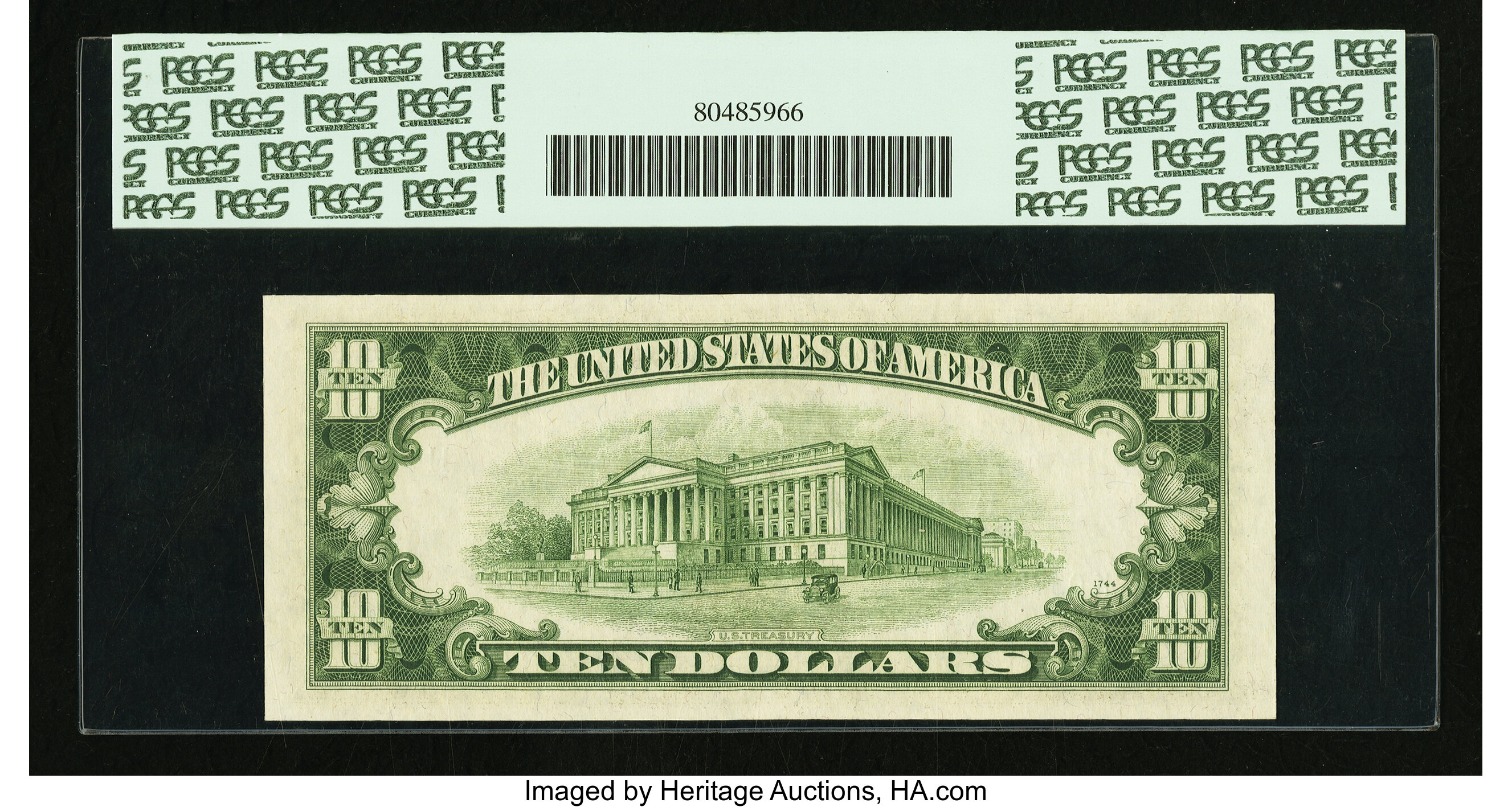 image for: Fr. 2013-K* $10 1950C Federal Reserve Star Note. PCGS Gem New 66PPQ....