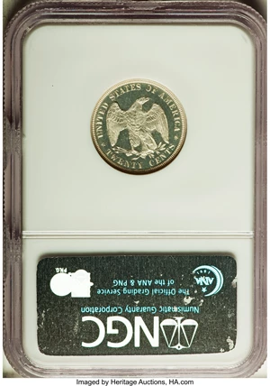 image for: 1875 20C PR67 Cameo NGC....