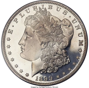 image for: 1899 $1 PR65 Deep Cameo PCGS....
