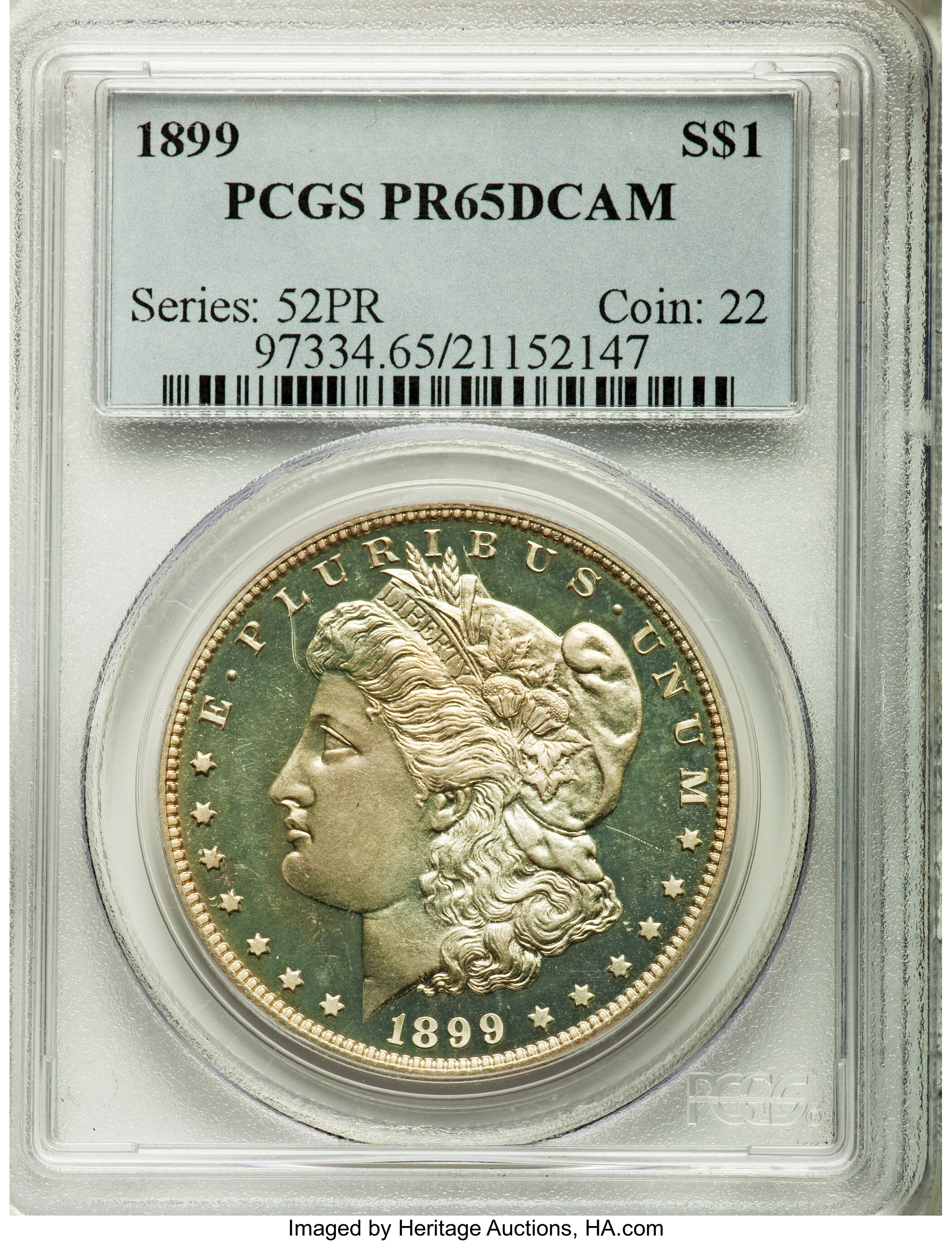1899 $1  PR DCAM PR64 DCAM CAC thumbnail 4