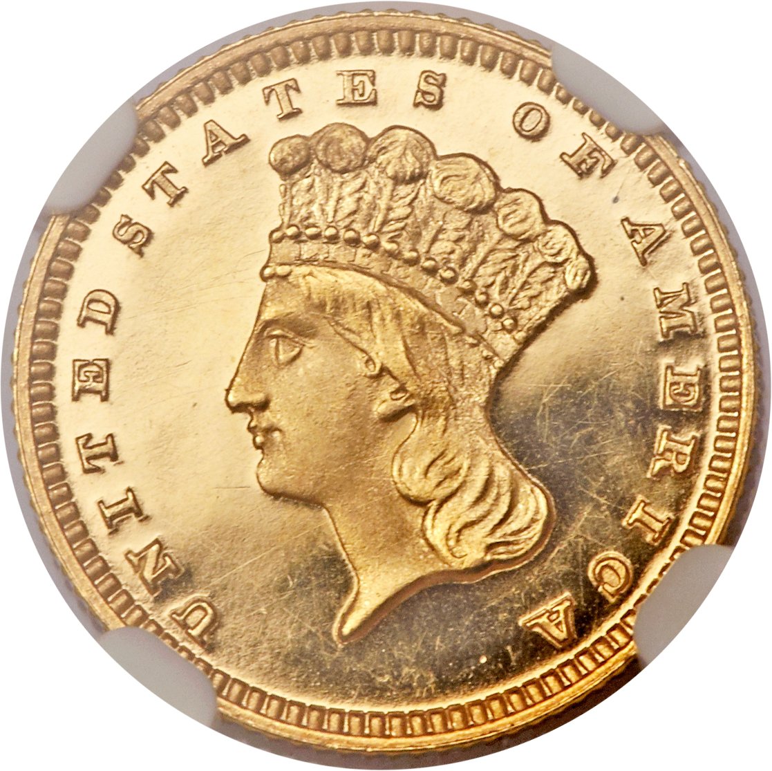 image for: 1876 G$1 PR65 Ultra Cameo NGC....