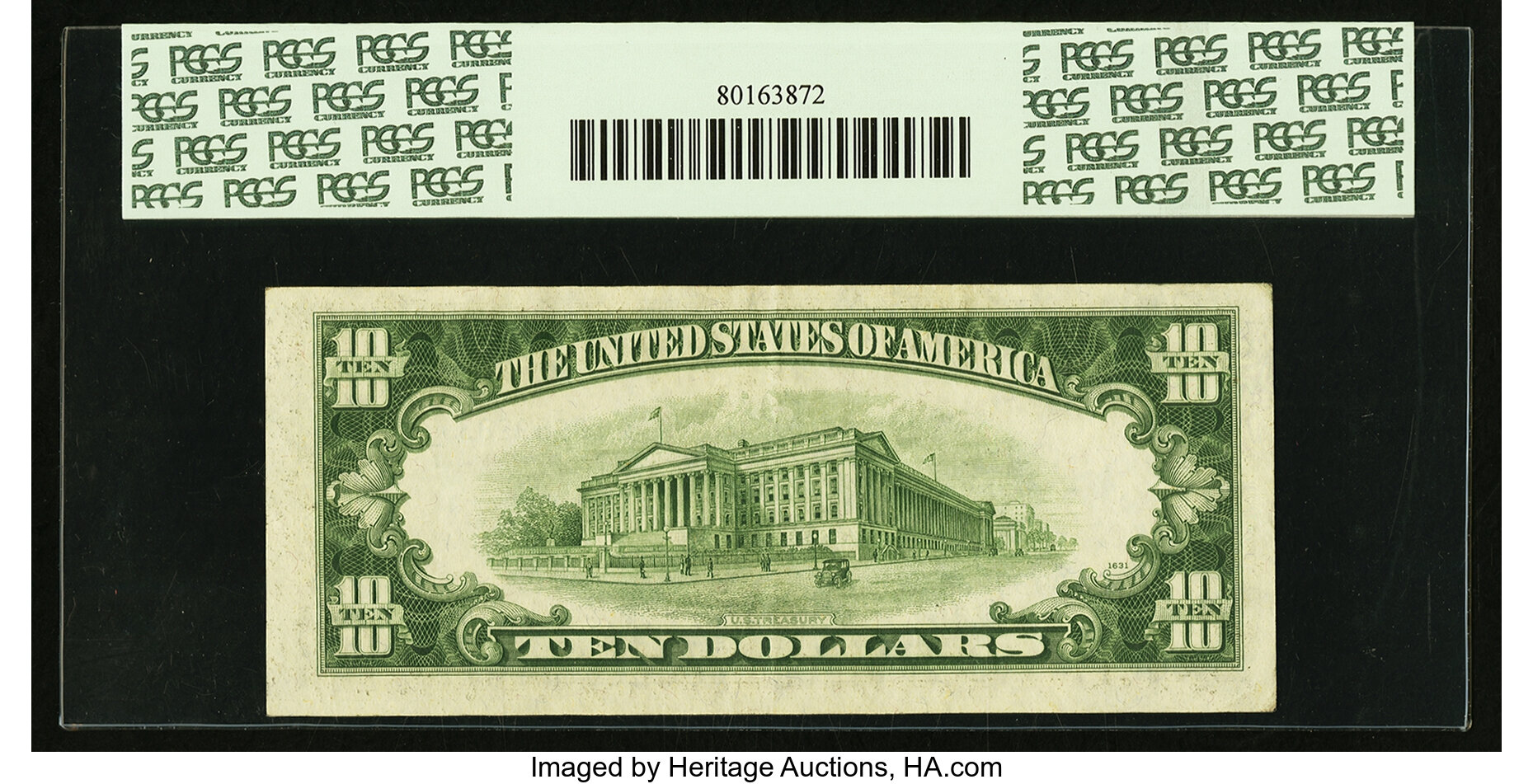 image for: Fr. 2012-G* $10 1950B Federal Reserve Star Note. PCGS Extremely Fine 40PPQ....