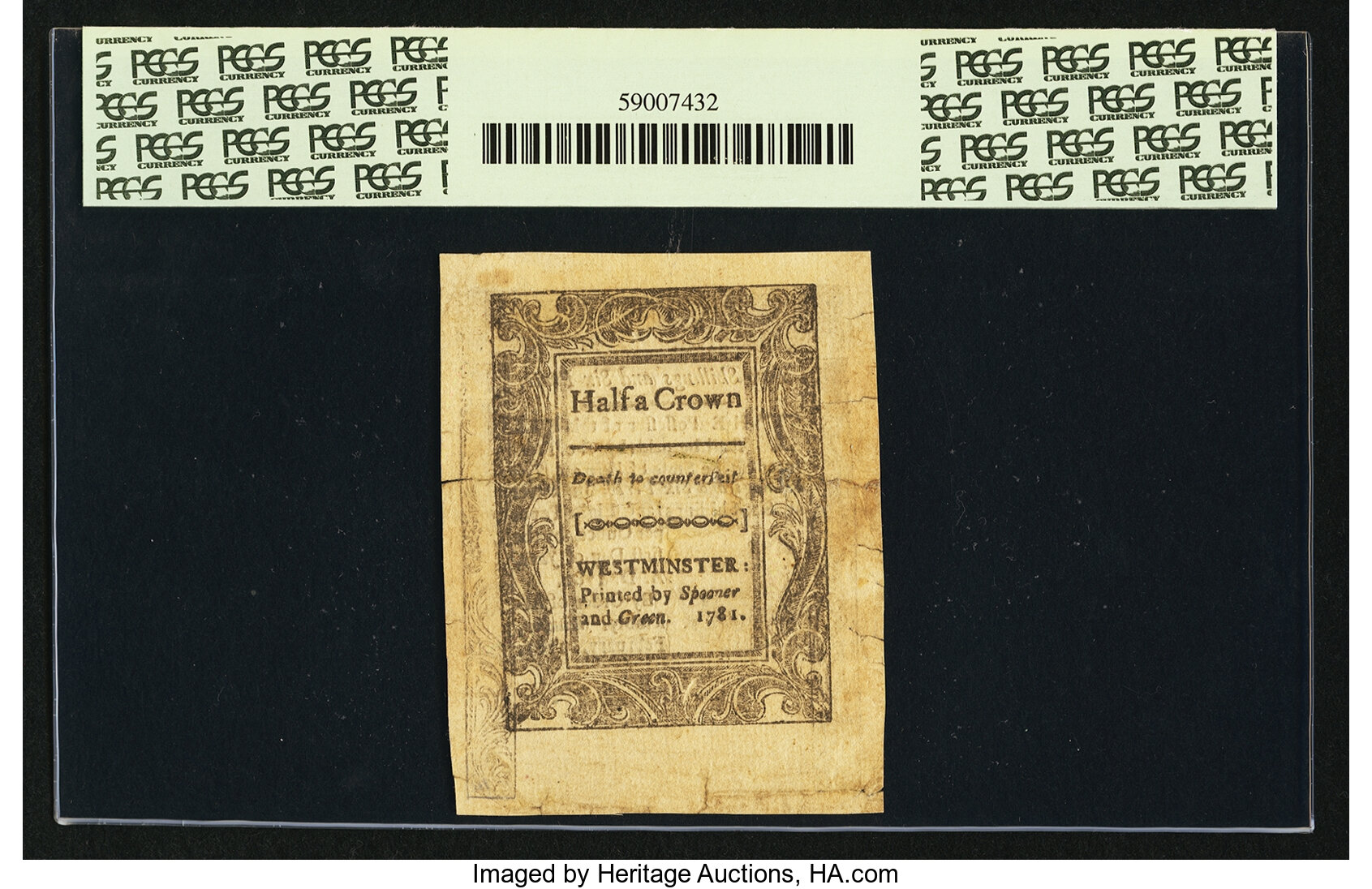 image for: Vermont February 1781 2s 6d PCGS Apparent Very Fine 30....