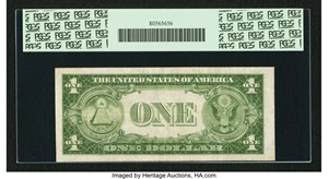 image for: Fr. 1609* $1 1935A R Silver Certificate. PCGS Apparent Very Fine 20....
