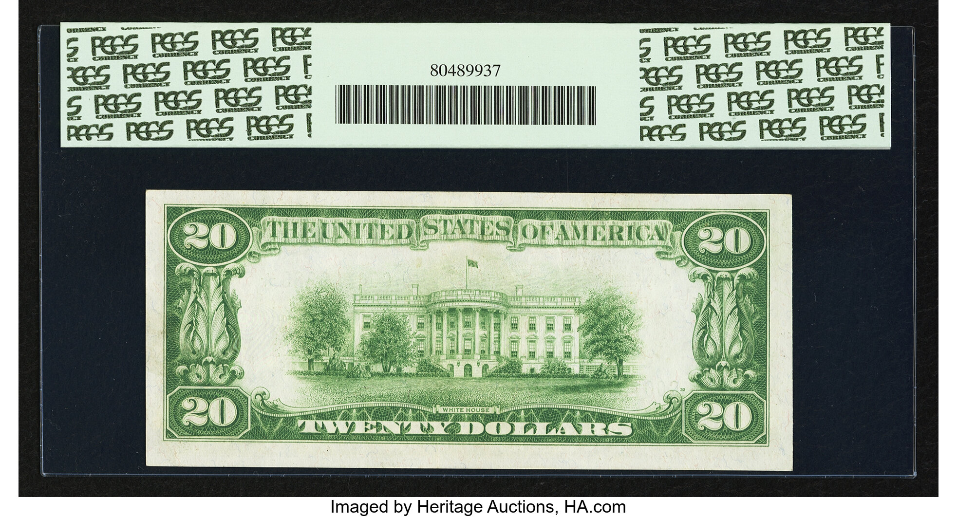 image for: Fr. 2050-G* $20 1928 Federal Reserve Note. PCGS Extremely Fine 45....