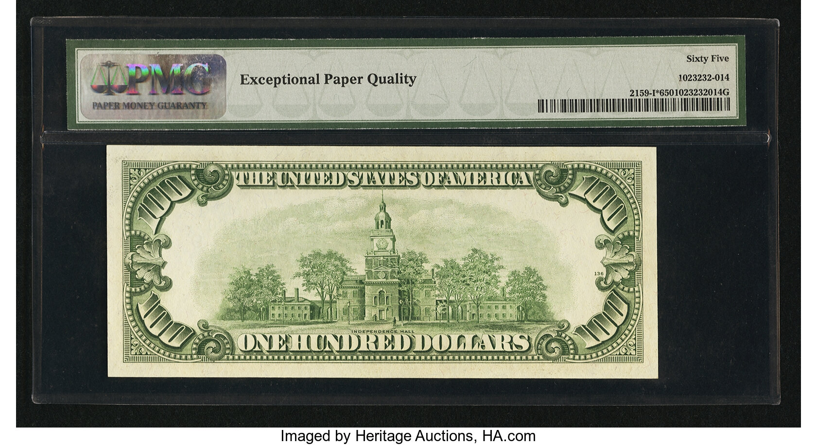 image for: Fr. 2159-I* $100 1950B Federal Reserve Note. PMG Gem Uncirculated 65 EPQ....