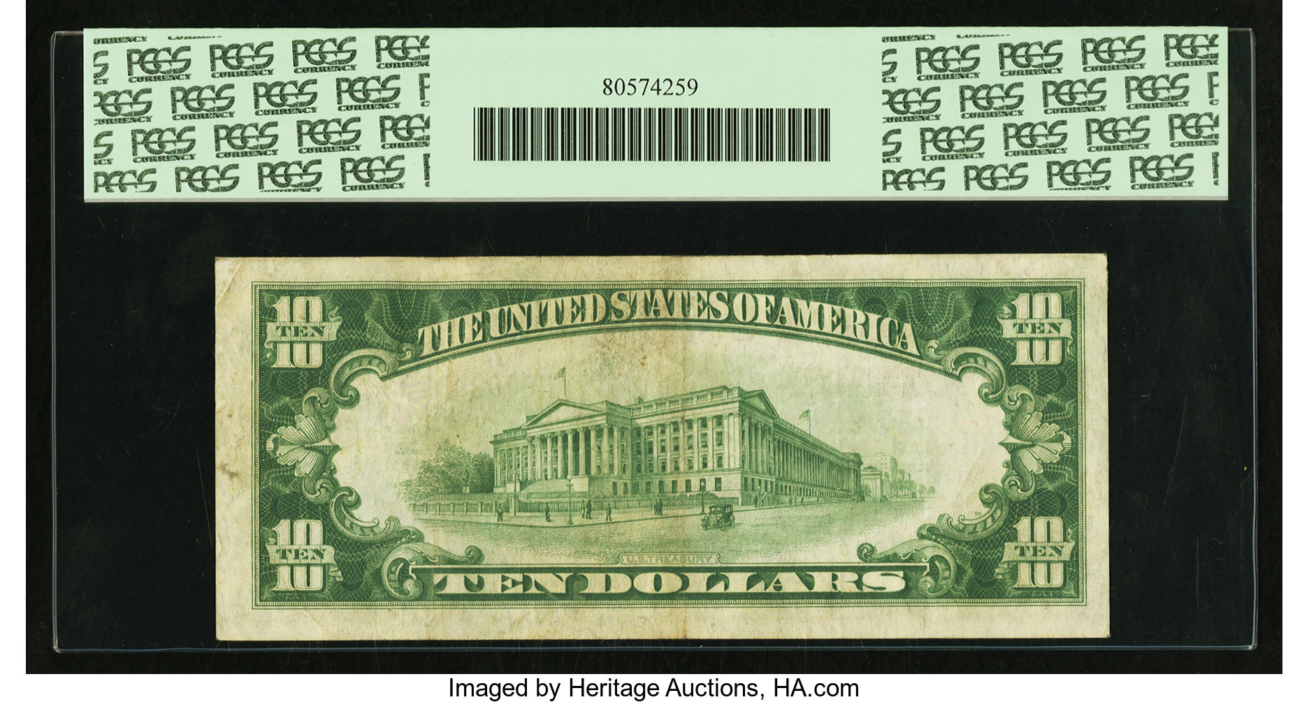 image for: Fr. 2000-H* $10 1928 Federal Reserve Note. PCGS Very Fine 30....