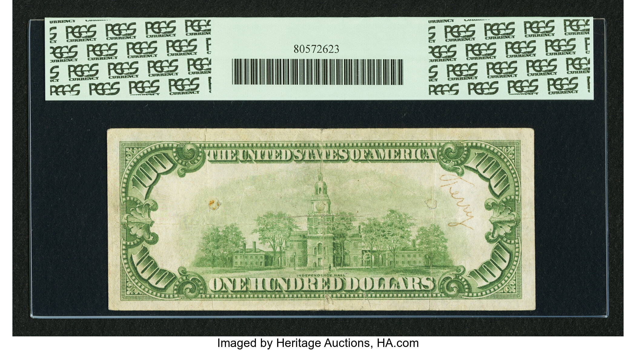 image for: Fr. 2150-C* $100 1928 Federal Reserve Note. PCGS Apparent Very Fine 20....
