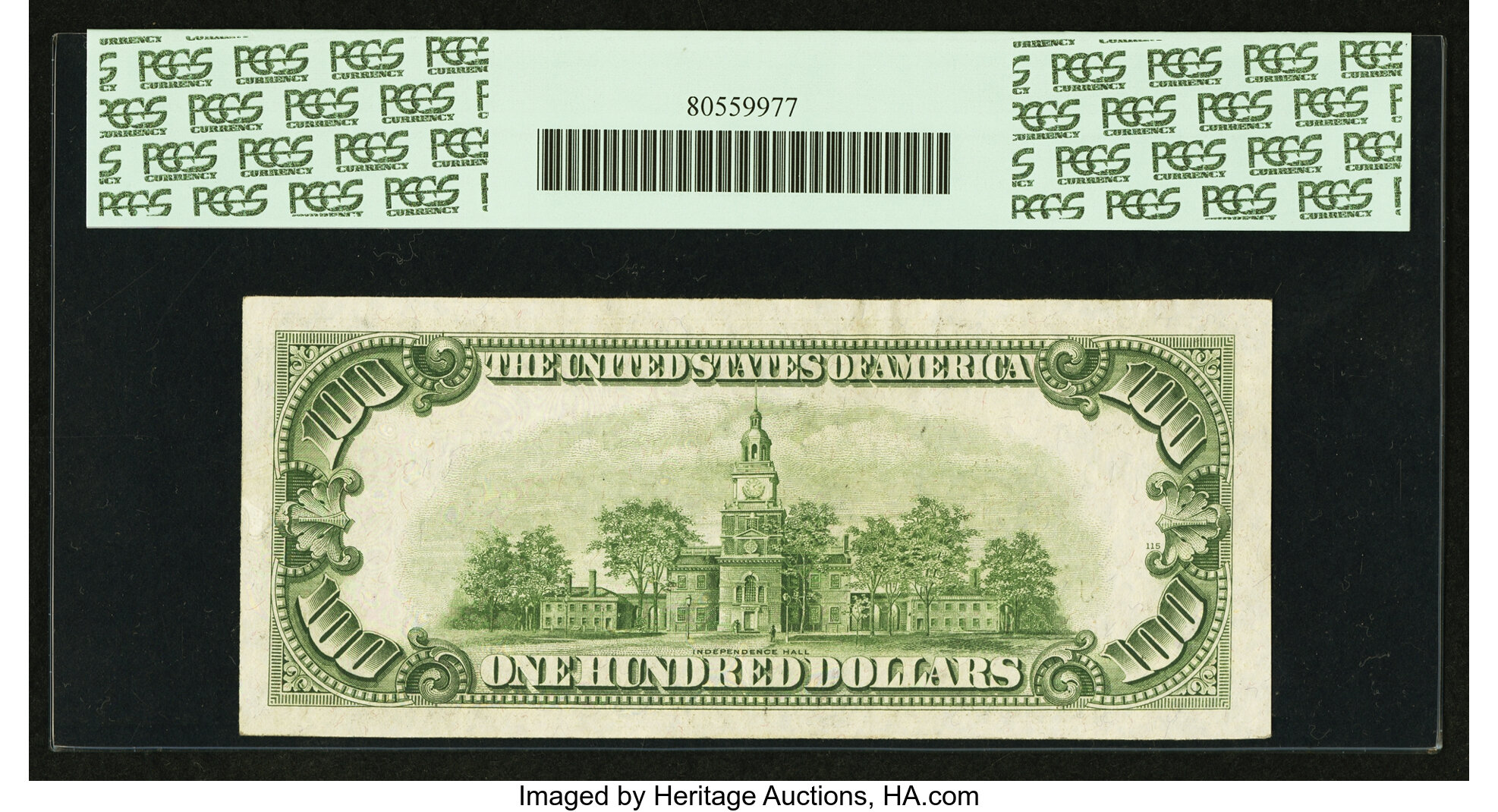 image for: Fr. 2157-J* $100 1950 Federal Reserve Note. PCGS Choice About New 58PPQ....
