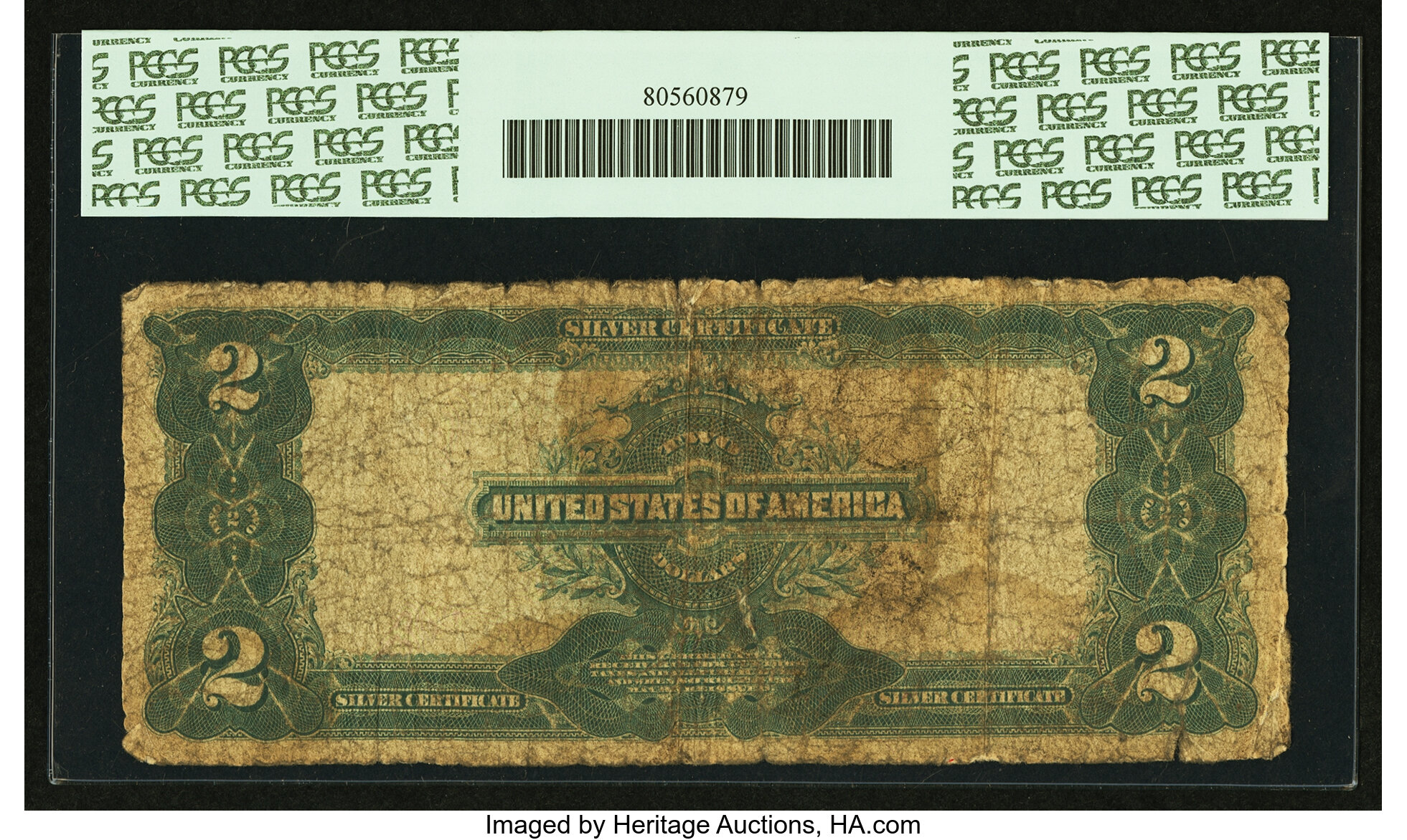 image for: Fr. 257* $2 1899 Silver Certificate PCGS About Good 3....