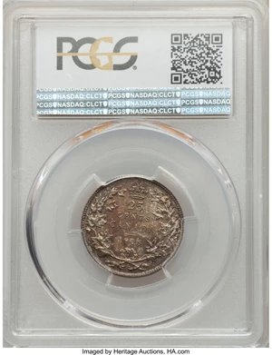 image for: Edward VII Specimen 25 Cents 1908 SP62 PCGS