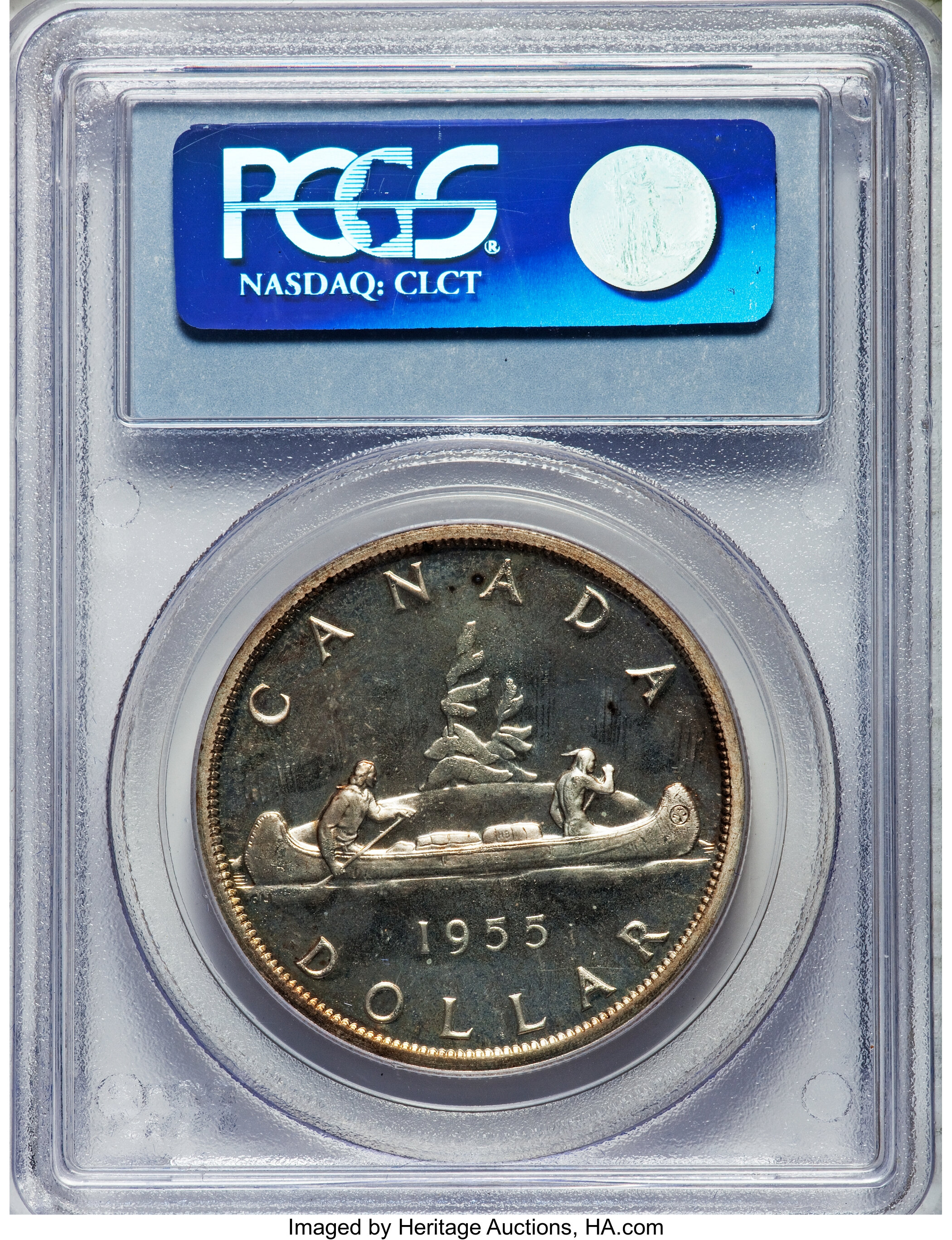 image for: Elizabeth II "Arnprior" Prooflike Dollar 1955 PL66 PCGS