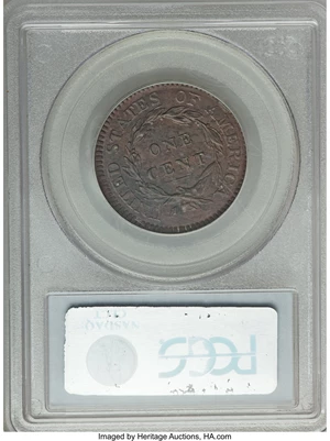 image for: 1817 1C 15 Stars, N-16, R.1, AU55 PCGS. CAC....
